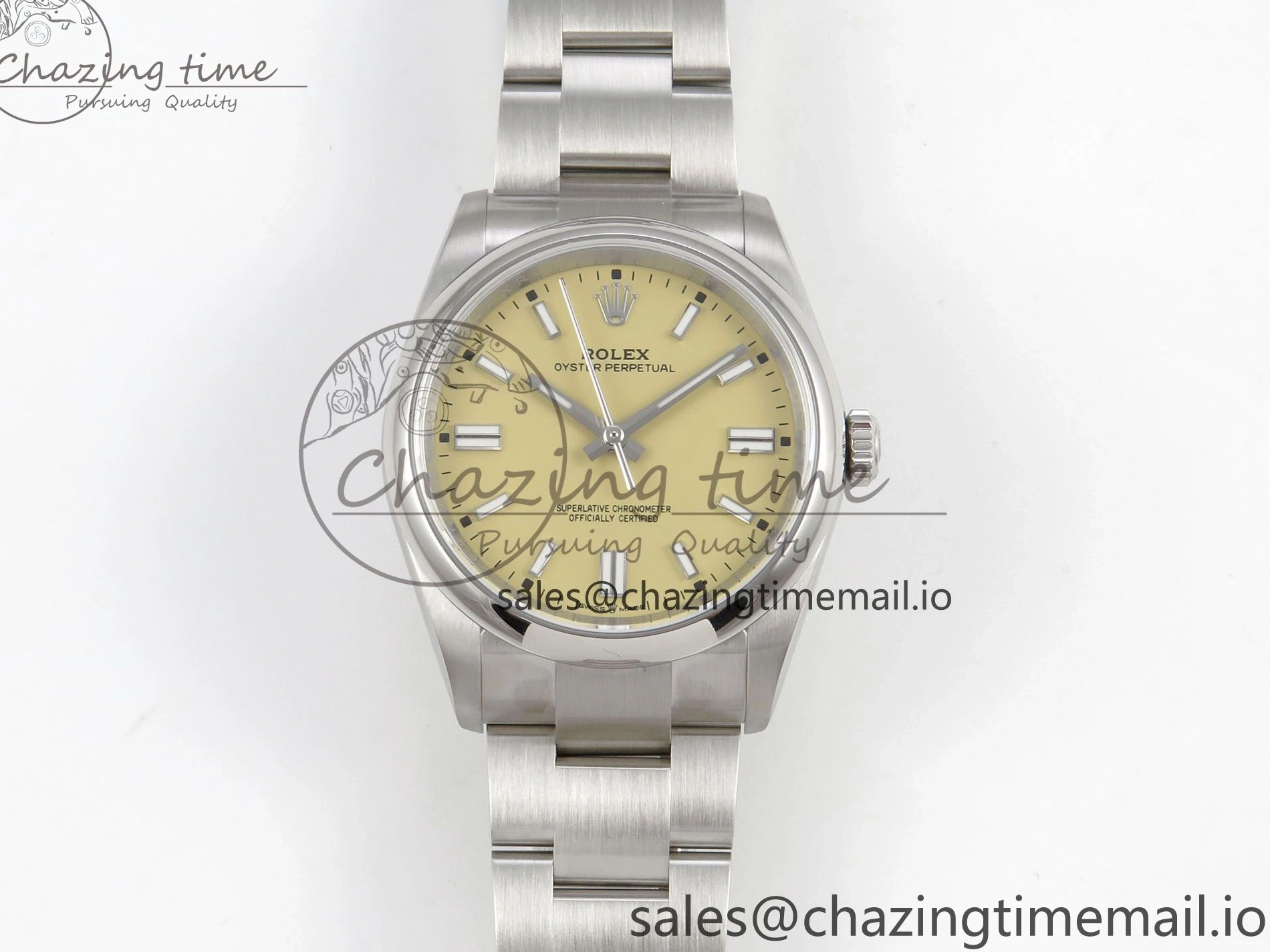2025 904L Pistachio 36mm Edition KRF Best Beige Perpetual Oyster 126000 A2824 Dial Steel 1:1 0524
